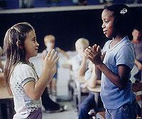 Clapping game between two girls