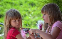 Children engaging in Cooperative Play