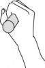 Grip black and white drawing of a hand gripping a bar